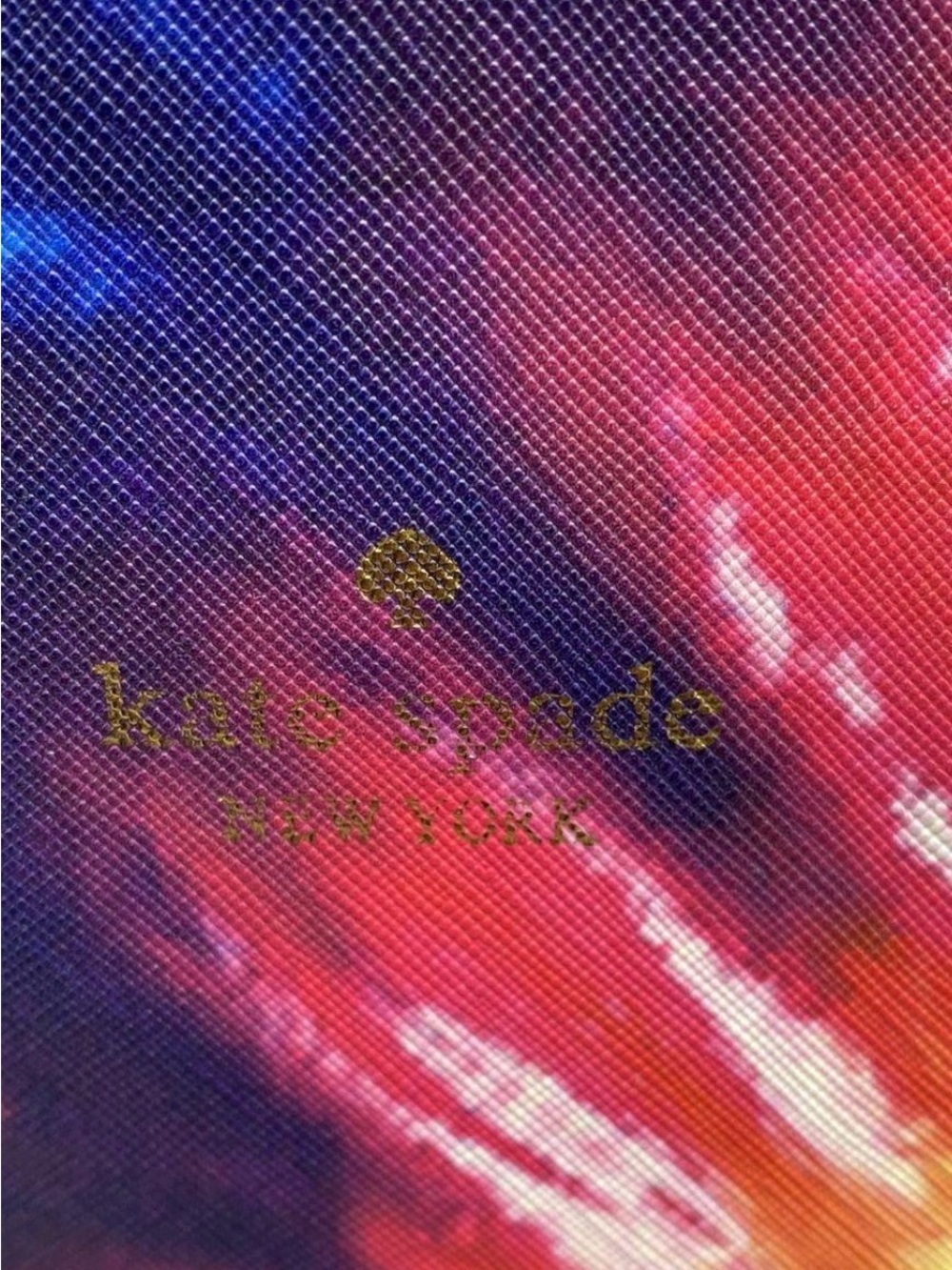 Kate Spade Tie-Dye Spiral Glitter Tote Bag in Multicolor - Picture 6 of 6